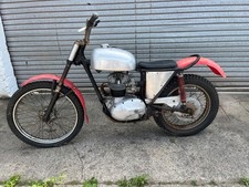 Classic BSA C15 250 Swan neck trials bike restoration rebuild project barn find