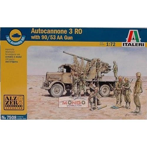 1:72 Italeri AUTOCANNONE R 03 W/90 KIT IT7508 Modellino - Immagine 2 di 2