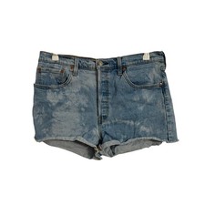 Levi's 501 Vintage 90's Button Fly Womens 32 Light Wash Rockabilly Summer Shorts