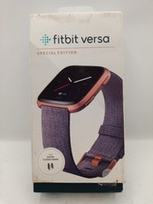 Fitbit Versa Special Edition Smart Watch, Lavender Woven-A157