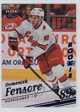 2025-26 Upper Deck Fleer Ultra Rookies Ice 42/100 Domenick Fensore #197 1ej6