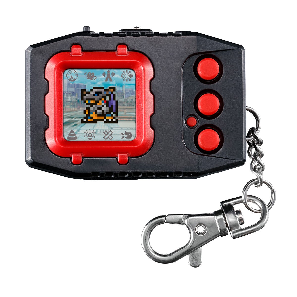 デジモンペンデュラムCOLOR 5 L EMPIRE BANDAI DIGIMON ADVENTURE PENDULUM COLOR 5 METAL EMPRIE BLACK RED