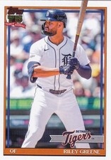 RILEY GREENE TOPPS 1991 35TH ANNIVERSARY RETRO TIGERS #T91-2 2026 26 S1