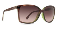 NEW Von Zipper Castaway Sunglasses-BRN Brown Lime Duo