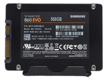 Samsung 860 EVO 500GB 2.5" SATA SSD Solid State Drive MZ-76E500 95 HEALTH