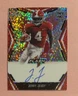 2020 Leaf Flash Red Jerry Jeudy #4/5  Autographed Rookie RC Cleveland Browns