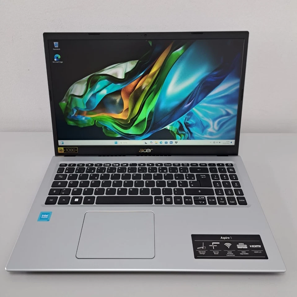 Laptop Acer Aspire 1 A115-32 15,6" FHD 128GB SSD Intel  N4500 8GB RAM - Bild 2 von 4