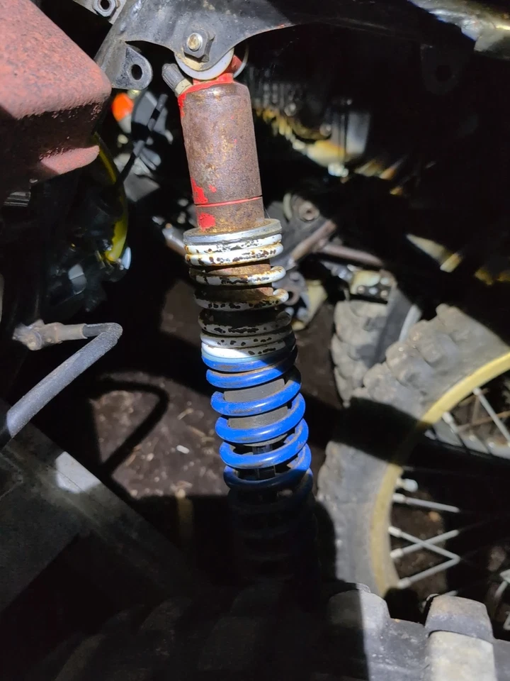 Amortiguadores traseros Suzuki Pe400 Fox 1980 mercado de accesorios perno ajuste directo Foto 3 de 4