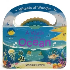 Smithsonian Kids: A Walk by the Ocean (Wheels of Wonder) - board book Jaye G...