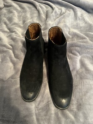 Men s Black Suede Also Chelsea Boots