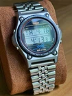 Vintage Timex Atlantis 100  Stainless Steel Jubilee Bracelet w/ Indiglo