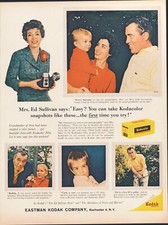 1959 Kodak Kodacolor Color Film Vintage Print Ad Snapshots Photo Camera 10x13