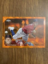 2023 Topps Chrome Sapphire Orange Zach Plesac /25