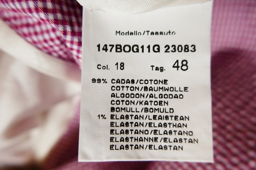 Boggi Sakko Gr.48 Baumwolle Rosa Rot Blue Label absoluter Top Zustand - Bild 9 von 10