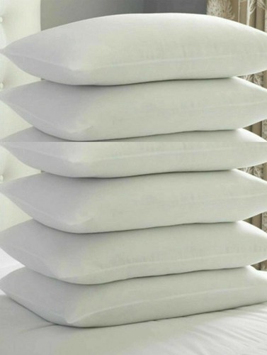 Almohadas de fibra hueca virgen de rebote, almohadas rellenas extra súper suaves paquete de 2,4 y 6 - Imagen 12 de 13