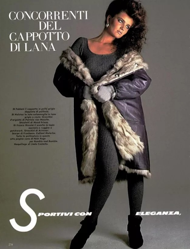VOGUE Magazine Italia November 1983 Pam Ross GIA CARANGI Porizkova CAROL ALT Vtg - Picture 4 of 13