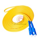 10x 1M SC UPC to SC UPC Simplex 3.0mm PVC Single Mode Fiber Patch Cable Jumper