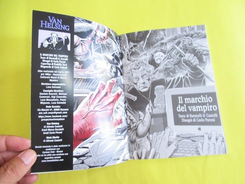 MARTIN MYSTERE PRESENTA VAN HELSING MARCHIO DEL VAMPIRO DETECTIVE VARIANT RARO - Picture 6 of 9