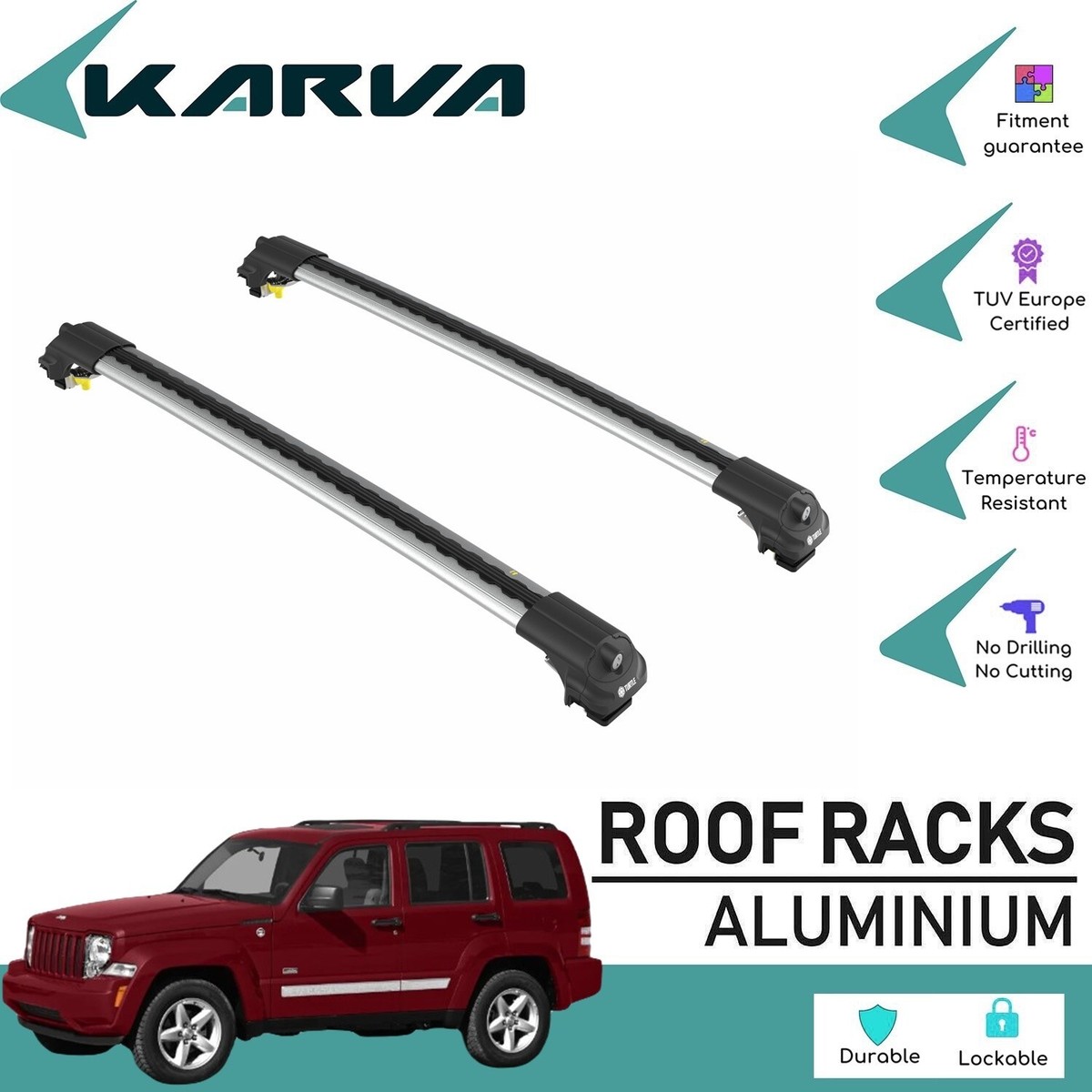 Amazon 2006 Jeep Liberty Roof Rack Cross Bars Roof Rack SCITOO
