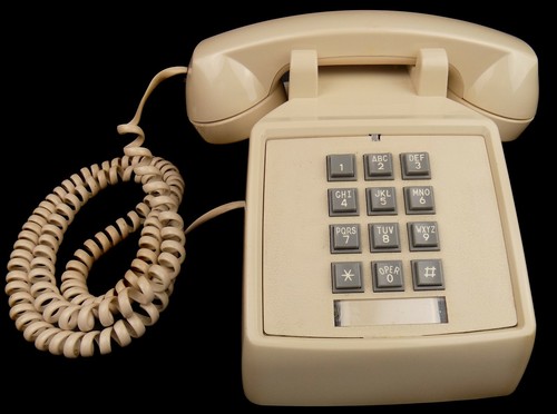 Vintage Premier Beige Push Button Home Desk Phone HAC 2500 - 第 8/8 張圖片