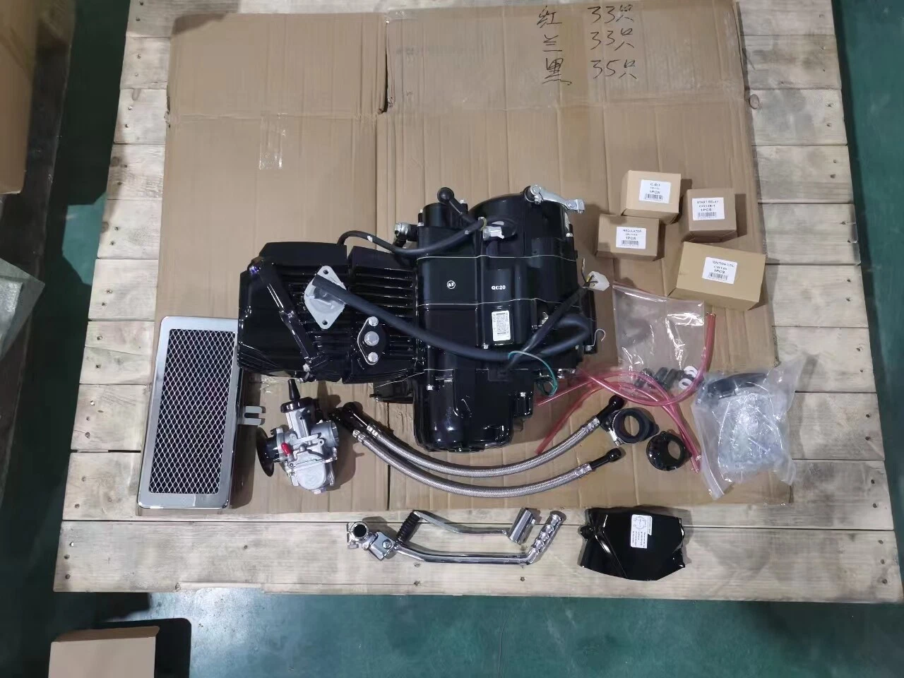 ZS1P62YML-2 Zongshen 190cc 2 Valve E-Start Engine For Pit Dirt