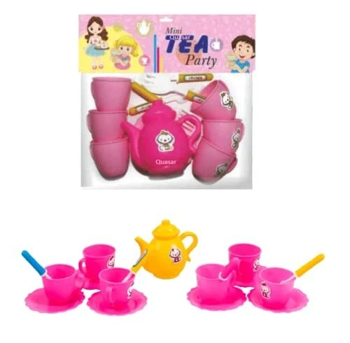 Children's plastic sales tea party set