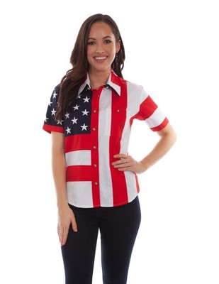 Scully Western Shirt Womens S/S 
