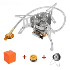 5800W Piezo Ignition Picnic Hiking Windproof Camping Gas Stove Outdoor Cooking