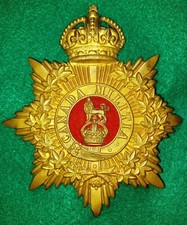 Canada Militia Staff Officer's unofficial KC Helmet Plate, Post 1902