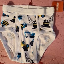 Gymboree size xs 4 construction work crane single pair of briefs underwear NEW