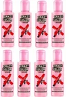Crazy Color Semi Permanent Hair Colour  100ml  Fire  Pack of 8