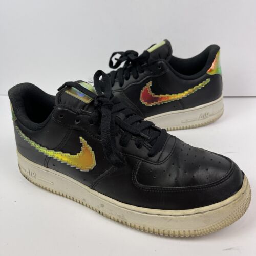 Nike Air Force 1 Iridescent Swoosh On Feet Sneaker Review QuickSchopes 233  Schopes DN4925 100 - YouTube