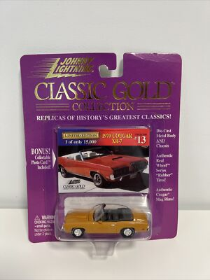 #ad COUGAR XR 7 1970 ORANGE MERCURY CONV. 1 64 JOHNNY LIGHTNING CLASSIC GOLD #13 $9.95