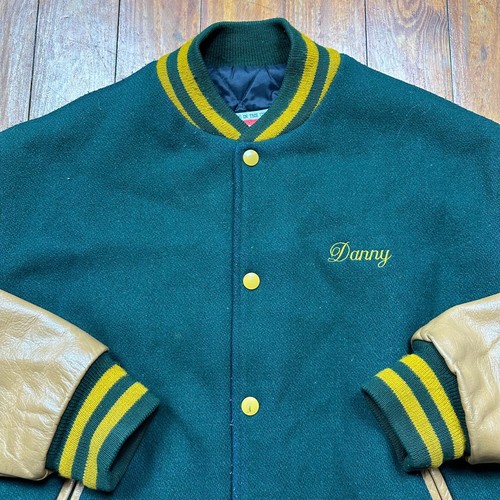Vintage Varsity Letterman Jacket Kids Youth Size XL Long Valley Raiders 70s - Picture 3 of 9