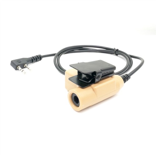 Pour Kenwood Baofeng Tactical Walkie Talkie Radio Headset Microphone U94 PTT - Zdjęcie 3 z 9
