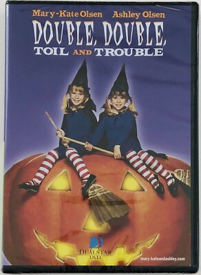 Double Double Toil & Trouble Mary-Kate & Ashley Olsen Halloween OOP SEALED