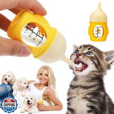 Pet Feeding Bottle for Puppies and Kittens, Silicone Puppy Bottles for Nursin