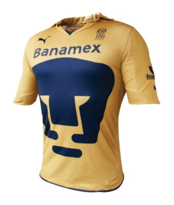 BNWT Pumas UNAM 2010-11 third shirt Puma jersey Club