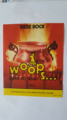 WOOPS Bieretikett