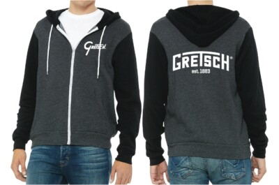 Gretsch Full Zip Fleece Hoodie Unisex X-Large
