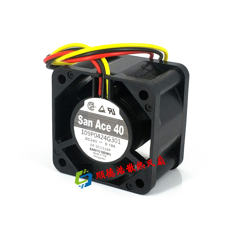 Sanyo 109P0424G301 4028 DC 24V 0.19A SAN ACE 40 3-wire | eBay