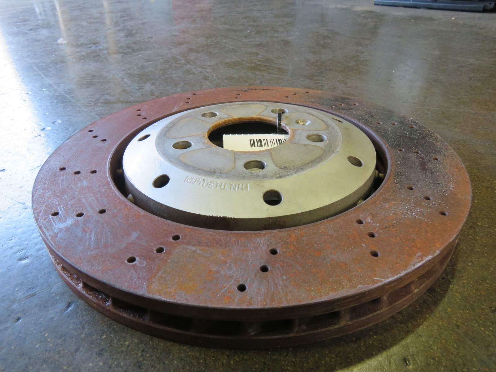 Lamborghini Gallardo, Spyder, LH, Rear Brake Rotor, Used, P/N 400615601C