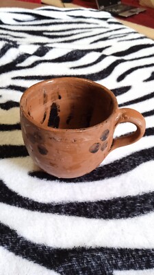 Traditional Moroccan cup for drinking water with an old traditional flavor