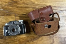 Mini Camera Colly Vintage Avec Sacoche / Canon Nikon Kodak Miniature Collection