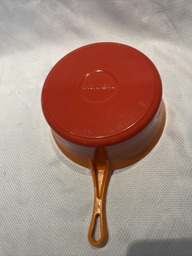 Technique Cast Iron Enamel Pan-Red-orange 9” Diameter - Picture 5 of 7