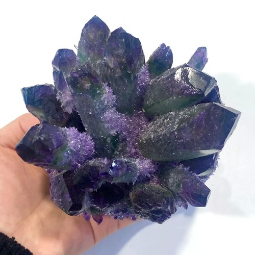 300g+ New find Purple Phantom Quartz Crystal Cluster Mineral Specimen Gem - Picture 6 of 13