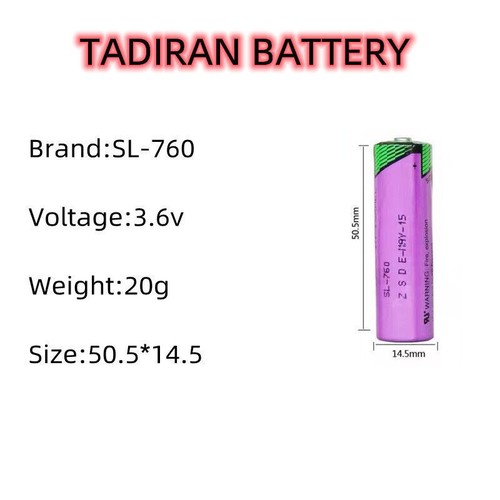 (10 Pack ) For TADIRAN SL-760 Battery 3.6V 2200mAh PLC AA Battery New - Picture 3 of 6