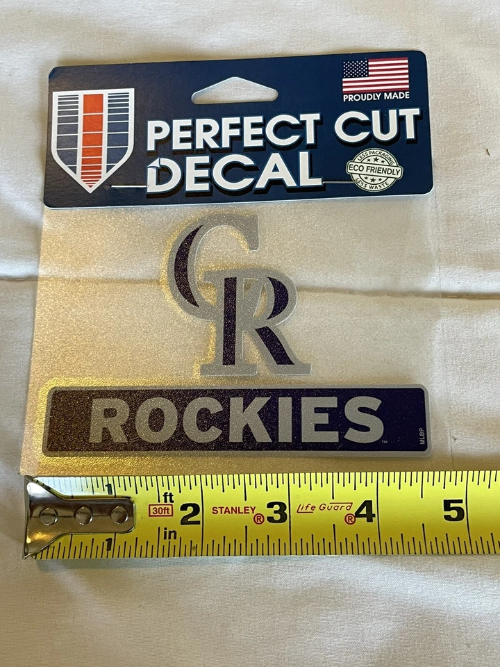 Colorado Rockies WinCraft Perfect Cut Decal, New - Image 3 of 4