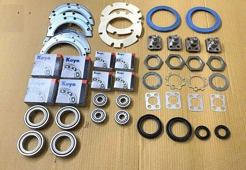 Suzuki Samurai SJ410 413 KNUCKLE, KING PIN & FRONT AXLE REBUILD KIT OEM Quality Foto 2 de 2