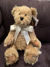 Vtg FAO SCHWARZ MILLENNIUM MOHAIR Jointed Teddy Bear HERITAGE COLLECTION 2001